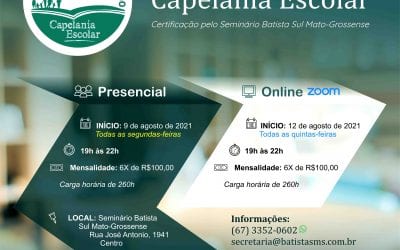SBSM: Curso de Capelania Escolar