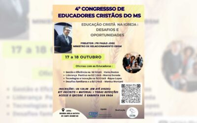4º Congresso de Educadores Cristãos do MS